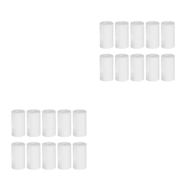 Sidaley Paquete de 10 rollos de papel térmico 57x25 caja registradora
