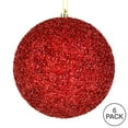thumbnail image 3 of Vickerman 4.75" Wine Beaded Ball Ornament, 6 per Bag, 3 of 3