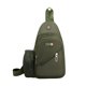 thumbnail image 2 of Mochila de hombro para hombre | Bandolera bandolera ligera e informal | Bolso de moda multiusos | Tela duradera | Viajes y uso diario | 28x16x6cm | Verde Azul Negro Gris, 2 of 6