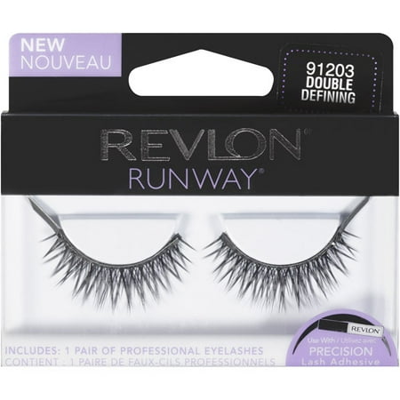 Revlon Runway Eyelashes, 91203 Double Defining, 1 pr