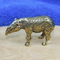 thumbnail image 4 of Brass Tapir Figurine Solid Statue Animal Figurines Toys Home Desktop Decoration, 4 of 4