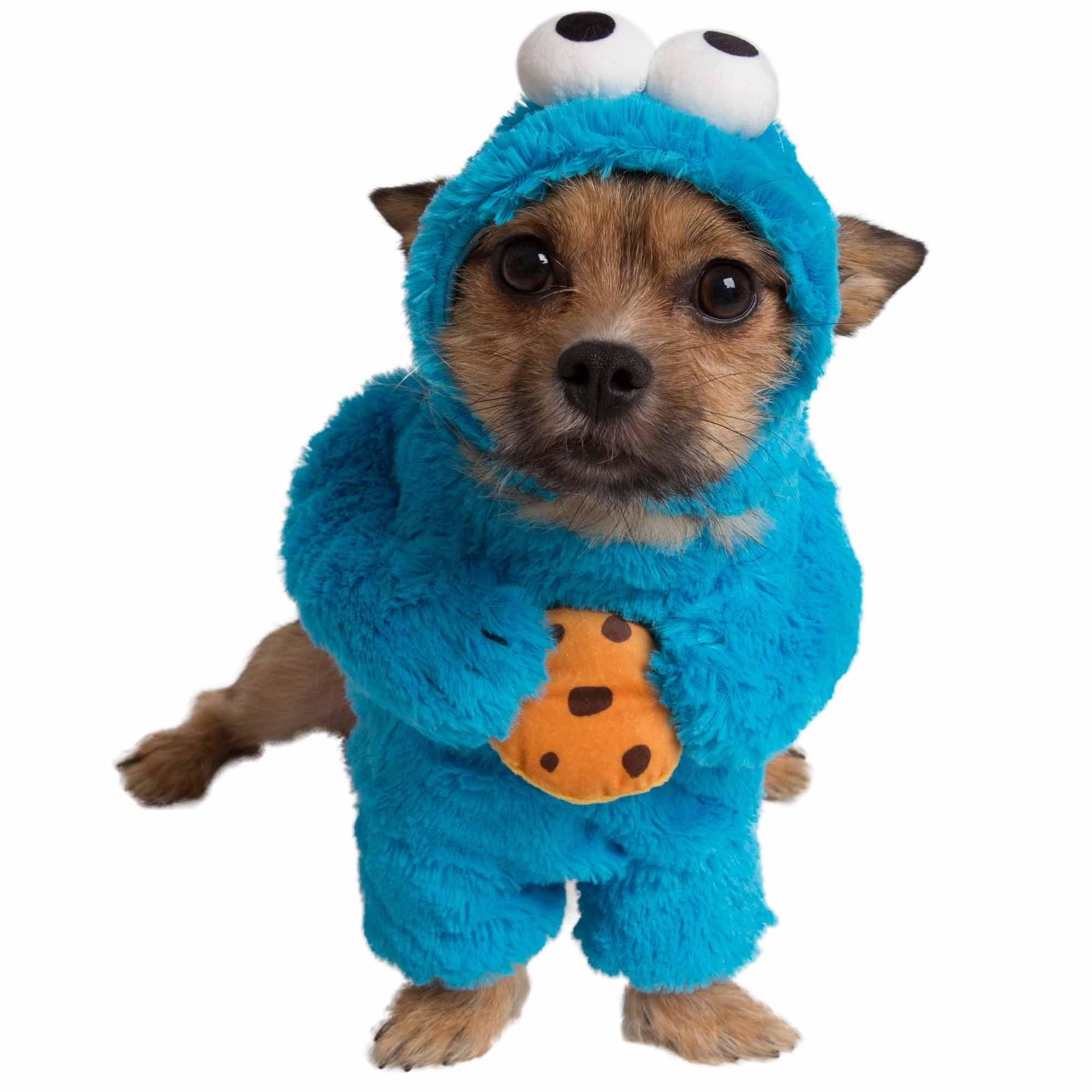Pet Krewe Unleash Cookie Dog Costume Sesame Street Pet Costumes for Dogs - Walmart.com