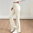 thumbnail image 4 of LIaqionyy Girl's Leggings Flare Pants High Waisted Yoga Bootcut Pant Kids Full Length Bell Bottoms Legging, 4 of 8