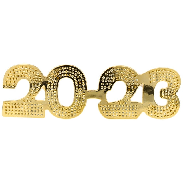 EeaseMX 1 par de gafas de sol de plástico con número 2023 para fiesta de Año Nuevo, decoración para fiestas