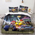 thumbnail image 2 of Juego de Anime Super Mario que rodea a Mario, juego de cama de cuatro piezas, lindo dormitorio de estudiantes para niños, juego de cuatro piezas, 2 of 5