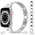 thumbnail image 3 of Compatible with Apple Watch Case 44mm 42mm 40mm 38mm,Stainless Steel Case Full Protective Cover, 3 of 4