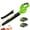 Green, variant on Cordless Leaf Blower - 20V Electric Leaf Blower with 2 X 2.0Ah Batteries and Charger, 3 Speed Mode, Lightweight Battery Powered Leaf Blowers for Lawn Care, Blowing Leaves and Dust, etc.