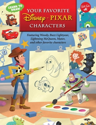 Pre-Owned Learn to Draw Your Favorite Disney*pixar Characters: Featuring Woody, Buzz Lightyear, Lightning McQueen, Mater, and Other Favorite Characters (Paperback) 1600583717 9781600583711