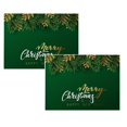 thumbnail image 1 of Oleegame 2 Pcs Napperons de Noël Rustiques Vintage Lavables, 1 of 4