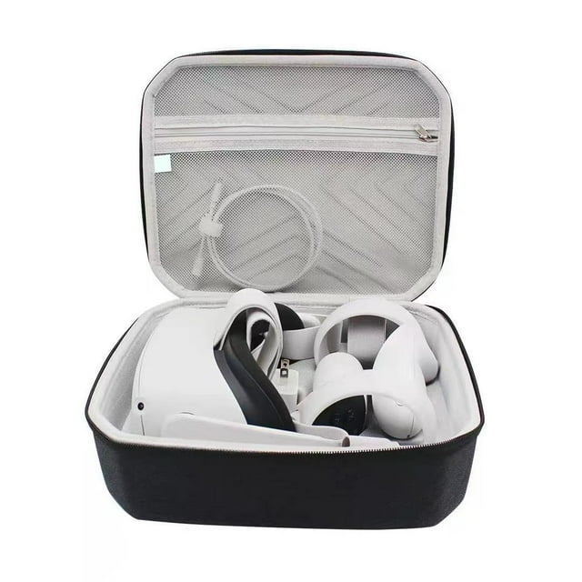 Convient pour Oculus Quest 2VR Lunettes Voyage Sac de Rangement portable Intérieur et Extérieur Résistant à la Pression Noir