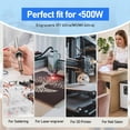 thumbnail image 6 of PAMINGONO Fume Extractor with Powerful Suction, High Speed 17m/s Airflow for Solder Fume Extraction Smoke Purifier for Odor Removal Compatible with Laser Engraving and 3D Printing US Plug, 6 of 7