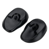 Xoxingysm Silicone Hair Dye Earmuffs Black,Reusable Silicone Hair Dye Ear Hair Coloring Caps for Home Showers and Salons Hair Care Tool for Dyeing Perming and Conditioning Treatm