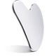 thumbnail image 1 of Herramienta facial Gua Sha Nuanchu de acero inoxidable plateada con funda, 1 of 7