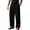 Black, variant on QIYAGBSA Trousers for Men High Waisted Straight Leg Dress Pants Pleated Front with Button Detail Belt Loops Business Casual Office Work Slacks