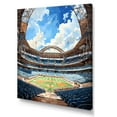 thumbnail image 2 of Designart "modern Baseball Stadium I" Cityscapes Canvas Wall Art, 2 of 5