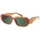 thumbnail image 1 of Gafas de sol mosanana Trendy Rectangle Marrón Naranja UV400, 1 of 6