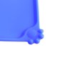 thumbnail image 3 of FAGINEY Tapete de Alimentación de Silicona Antideslizante para Mascotas con Diseño de Borde de Plato, Azul, 3 of 7
