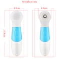 thumbnail image 3 of Cepillo Facial Eléctrico Resistente al Agua Eléctrico poro Facial Herramienta de Limpieza Profunda Exfoliante Eliminación de la Espinilla Deshacerse del Acné 4 en 1 con 4 Cabezas de Cepillo Ecomeon no, 3 of 4