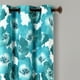 thumbnail image 2 of Paneles de cortina de ventana Lush Decor opacos con ojales florales Azul Verde azulado 38X95 Juego, 2 of 2