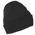 thumbnail image 2 of Gelante Beanie Hat Men Women Classic Knit Cuffed Plain Skull Cap. Black, 2 of 7
