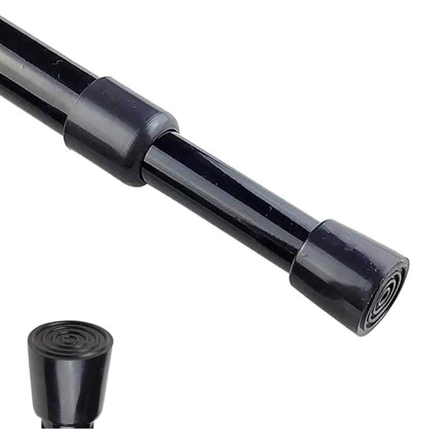 Barra para cortina AIJIEGUANG ajustable negra de 71 a 109 cm