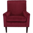 thumbnail image 5 of Fox Hill Trading Emma Lounge Chair, Wine Red, 5 of 6