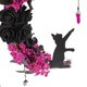 thumbnail image 2 of Guirnalda de guirnalda de Halloween, regalo, corona de puerta de luna, decoración del hogar (rosa roja), 2 of 3