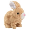 thumbnail image 1 of Electric Moving Rabbit Plush Toy With Sound Wiggling Ears Simulation Pet Gift For Kids Boys, 1 of 8