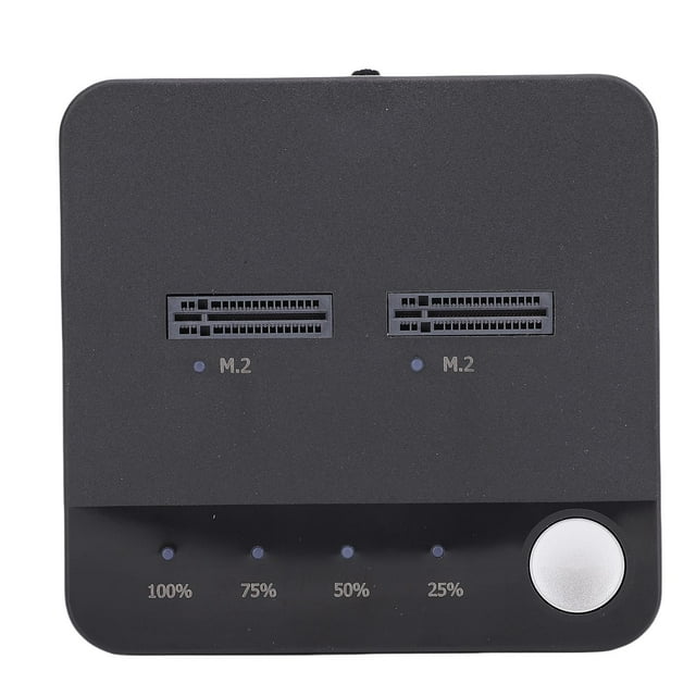 M.2 Serial ATA Duplicator, Hard Drive Cloner Dock Read Write Function Support 16TB for Enterprise Work