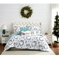 thumbnail image 2 of Southshore Fine Living, Inc. Christmas Comforter w/ Pillow Shams & Throw Pillows, Wreath & Reindeer, 2 of 8