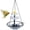 Gray, variant on Agiufgs Solar Powered Hanging Bird Bath Fountain, 9.5 in Bowl with Gentle Waterfall, Attracts Birds for Garden or Patio