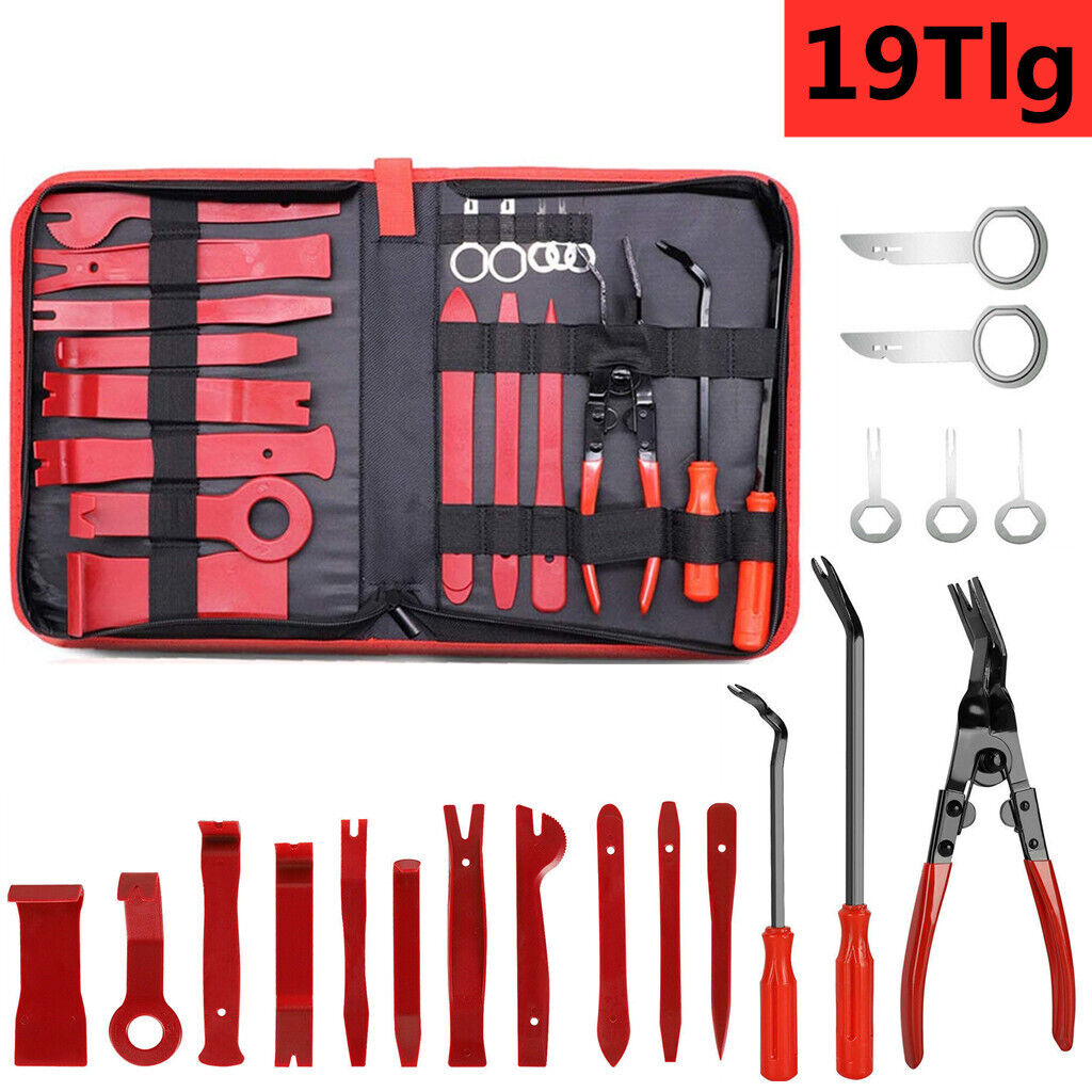 Kit De 7 Outils Pour Démonter Les Garnitures Auto – Leviers Et Pinces Sans Rayer – Idéal Intérieur Voiture