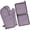 White, variant on Leopard Print Oven Mitts and Pot Holders Set Of 4, Heat Resistant Kitchen Gloves with Non-Slip Grip, Hanging Loop, Soft Cotton Lining for Baking, Cooking, Grilling, Barbecue