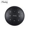 Muslady 6 Inch Mini Steel Tongue Drum C Key 8 Tones Percussion Instrument Hand Pan Drum with Drum Mallets Carry Bag