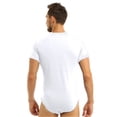 thumbnail image 3 of TiaoBug T-Shirt une Pièce à Manches Courtes Col Rond Justaucorps Combinaison sous-Vêtement Blanc TTG, 3 of 7