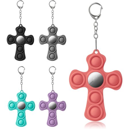 Fidgets Airtags Case with Keychain - Mini pop its fidget toy Stress ...