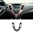 thumbnail image 4 of Carbon Fiber Car Central Console Air Outlet Vent Cover Trim For Veloster 2011-2017 Decoration Acces, 4 of 5