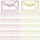 thumbnail image 1 of Sujetapapeles FdcLixuvol 30 piezas, oro rosa y dorado, 3 x 2 cm, 1 of 7