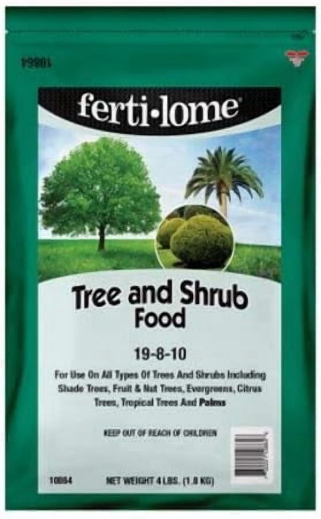 Voluntary Purchasing Group Fertilome 10864 Tree and Shrub Food, 19-8-10, 4-Pound - Pack of 4