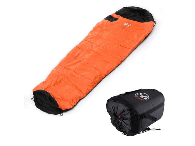 LOT 20 Mummy Sleeping Bag 5°C-15°C Camping Hiking With Carrying Case US C2 