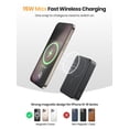 thumbnail image 2 of Cargador portátil inalámbrico Magnetic Power Bank 20000 mAh PD 20W, 2 of 7