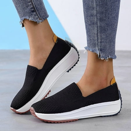 

Christmas Women Outdoor Mesh Casual Run Shoes Lace-Up Breathable Mountaineering Sneakers