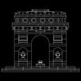 thumbnail image 4 of LEGO Architecture Arc de Triomphe 21036 Ensemble de Construction (386 Pcs), 4 of 7