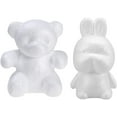 thumbnail image 2 of 2pcs Foam Bear Shapes Craft Bears Foam Modeling for Wedding Flower Arranging Gift, 2 of 8