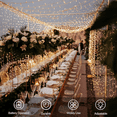 thumbnail image 6 of Fairy Lights Waterproof,120LED 42ft 8 Mode String Lights Battery,Garden Lights Outdoor/Indoor with Remote Control for Bedroom,Party,Wedding(Multi-Colored)(Warm White), 6 of 7