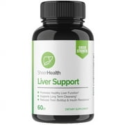 Liver Cleanse Detox and Repair Supplement - Natural Anti-Aging Formula Supports Boosted Energy, Smooth, Clear Skin, and More - 300mg Milk Thistle - 60 Non-GMO Capsules - Sheer Strength Labs