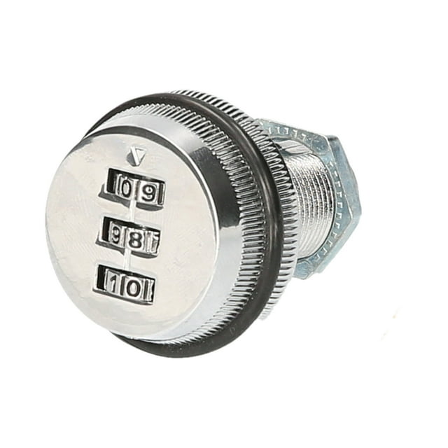 TFixol XT30 Combination Cam Lock Zinc Alloy Password Coded Lock Security Locks 3-Digit Rotary Tongue Lock for Safety of Cabinet Drawer Cupboard Closet Box