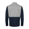 thumbnail image 2 of Adidas Golf Men's Textured Mixed Media 1/4 Zip Pullover, Medium Navy/Grey Three -, 2 of 2