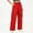 Red, variant on Vivianyo HD Women's Cargo Trousers, Drawstring Elastic Waist Wide Leg Pants with Multi Pockets for Women, Women's Navy, Sizes S-3XL