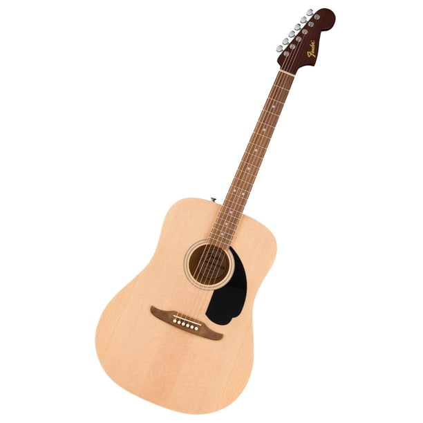 Fender Guitarra Acústica California Debut Redondo™, Spruce Top, Black Pickguard, Natural